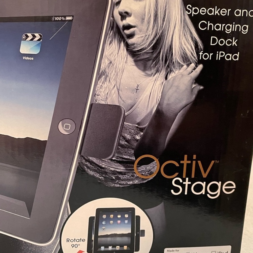 NIB Lansing Octiv Stage MP450 30-Pin iPad/iPhone/iPod Speaker Dock